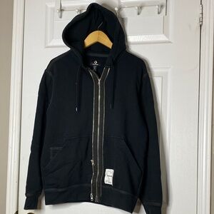 Converse Slam Jam Black Double-Zip Hoodie #1